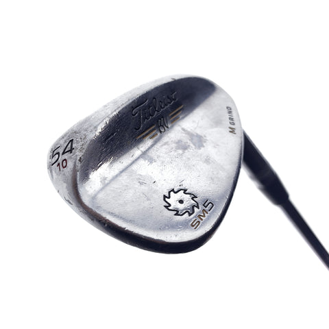 Used Titleist Vokey SM5 Tour Chrome Sand Wedge / 54.0 Degrees / Wedge Flex