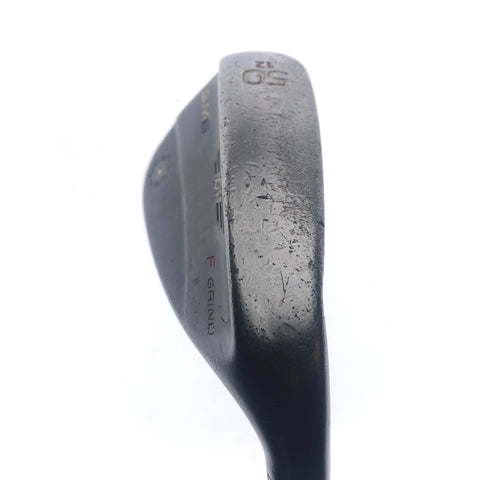 Used Titleist Vokey SM6 Jet Black Gap Wedge / 50.0 Degrees / Wedge Flex