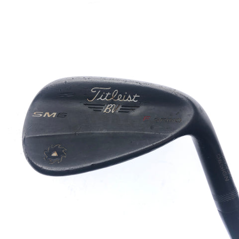 Used Titleist Vokey SM6 Jet Black Gap Wedge / 50.0 Degrees / Wedge Flex