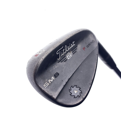 Used Titleist Vokey SM6 Jet Black Gap Wedge / 52.0 Degrees / Wedge Flex