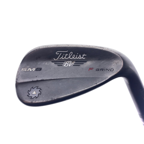 Used Titleist Vokey SM6 Jet Black Gap Wedge / 52.0 Degrees / Wedge Flex