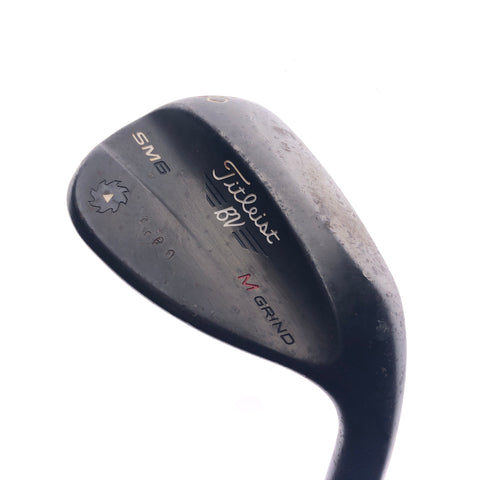 Used Titleist Vokey SM6 Jet Black Lob Wedge / 60.0 Degrees / Wedge Flex