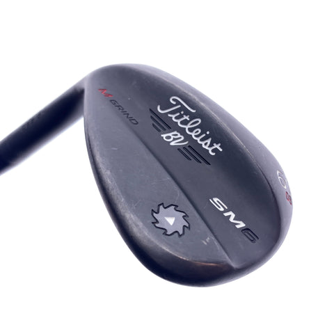 Used Titleist Vokey SM6 Jet Black Lob Wedge /60.0 Degrees/Regular Flex/Left Hand