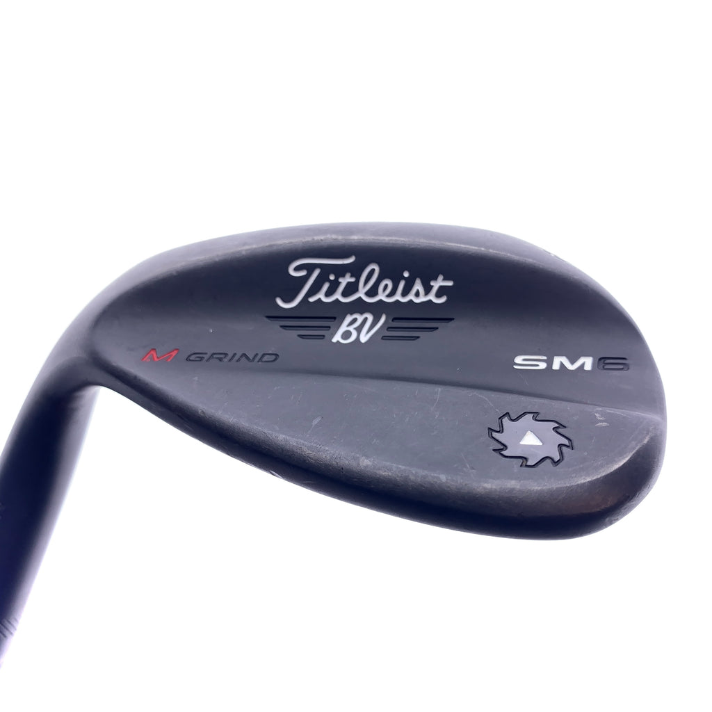 Used Titleist Vokey SM6 Jet Black Lob Wedge /60.0 Degrees/Regular Flex/Left Hand