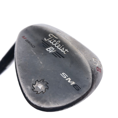 Used Titleist Vokey SM6 Jet Black Sand Wedge / 56.0 Degrees / Regular Flex / Le