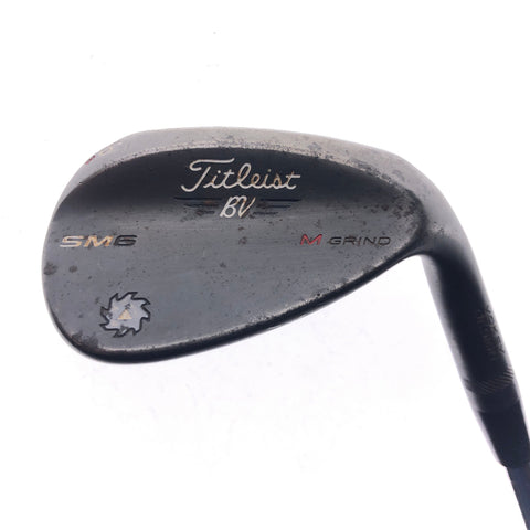 Used Titleist Vokey SM6 Jet Black Sand Wedge / 56.0 Degrees / Wedge Flex