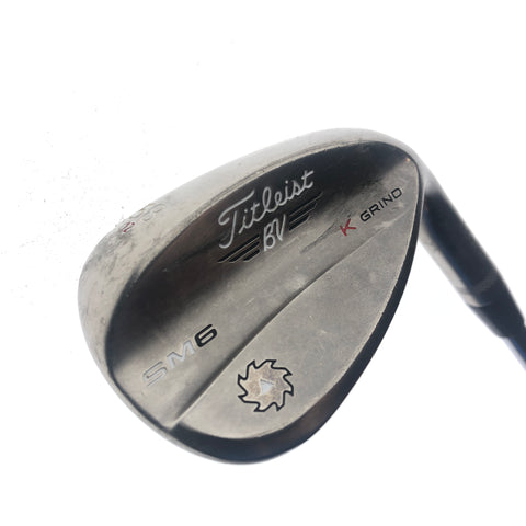 Used Titleist Vokey SM6 Steel Grey Lob Wedge / 58.0 Degrees / Wedge Flex