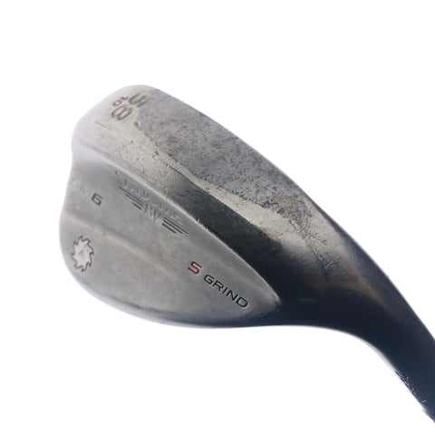 Used Titleist Vokey SM6 Steel Grey Lob Wedge / 58.0 Degrees / Wedge Flex