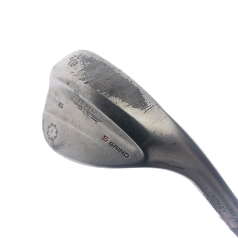 Used Titleist Vokey SM6 Steel Grey Lob Wedge / 58.0 Degrees / Wedge Flex