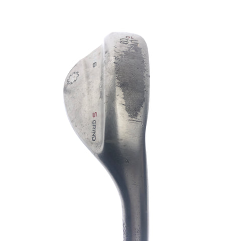 Used Titleist Vokey SM6 Steel Grey Lob Wedge / 58.0 Degrees / Wedge Flex