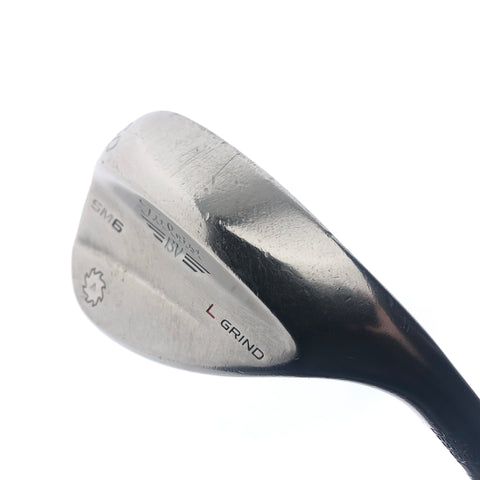 Used Titleist Vokey SM6 Steel Grey Lob Wedge / 60.0 Degrees / Wedge Flex