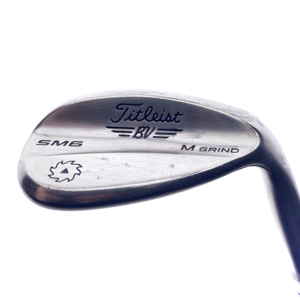 Used Titleist Vokey SM6 Steel Grey Lob Wedge / 60.0 Degrees / Wedge Flex
