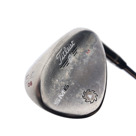 Used Titleist Vokey SM6 Steel Grey Sand Wedge / 54.0 Degrees / Wedge Flex