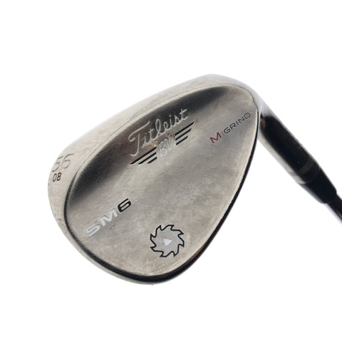 Used Titleist Vokey SM6 Steel Grey Sand Wedge / 56.0 Degrees / Wedge Flex