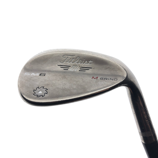 Used Titleist Vokey SM6 Steel Grey Sand Wedge / 56.0 Degrees / Wedge Flex