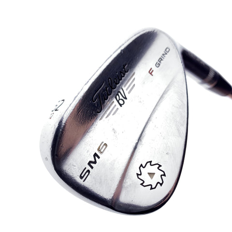 Used Titleist Vokey SM6 Tour Chrome Gap Wedge / 52.0 Degrees / Wedge Flex