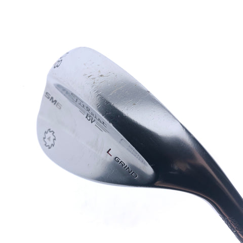 Used Titleist Vokey SM6 Tour Chrome Lob Wedge / 58.0 Degrees / Regular Flex