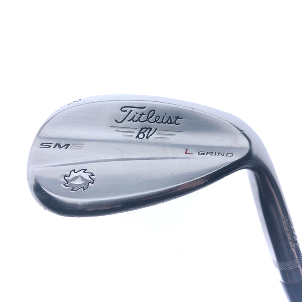 Used Titleist Vokey SM6 Tour Chrome Lob Wedge / 58.0 Degrees / Regular Flex