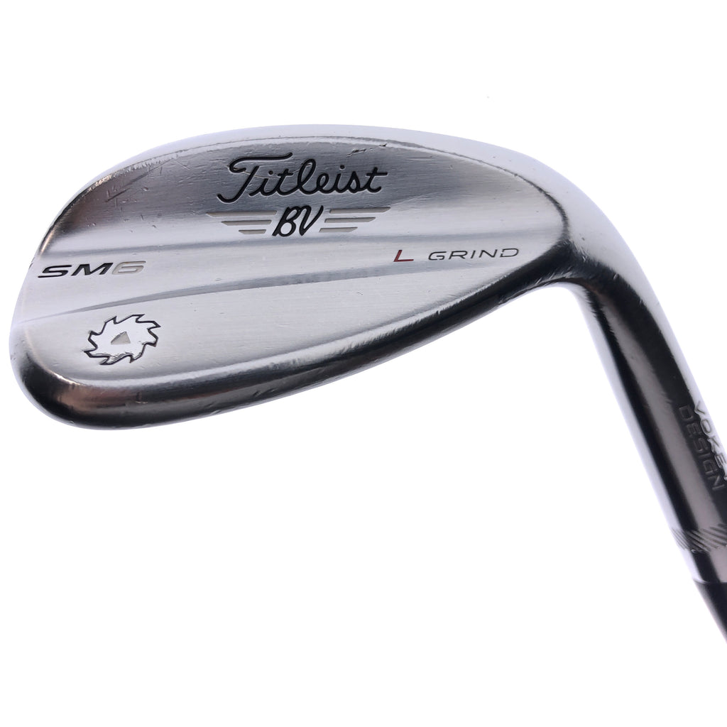 Used Titleist Vokey SM6 Tour Chrome Lob Wedge / 58.0 Degrees / Wedge Flex