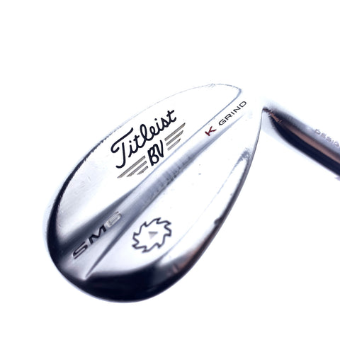 Used Titleist Vokey SM6 Tour Chrome Lob Wedge / 60.0 Degrees / Stiff Flex