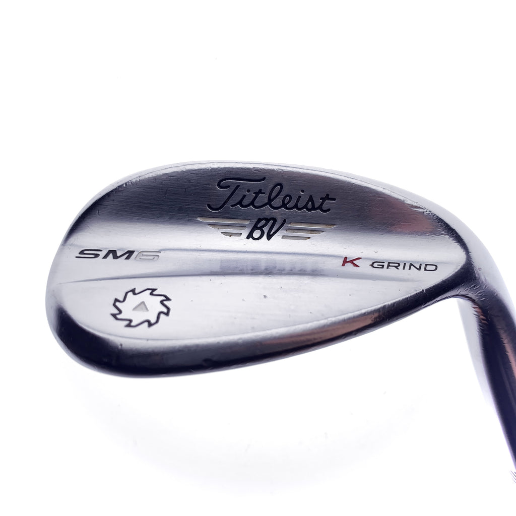 Used Titleist Vokey SM6 Tour Chrome Lob Wedge / 60.0 Degrees / Stiff Flex