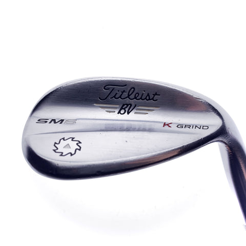 Used Titleist Vokey SM6 Tour Chrome Lob Wedge / 60.0 Degrees / Stiff Flex
