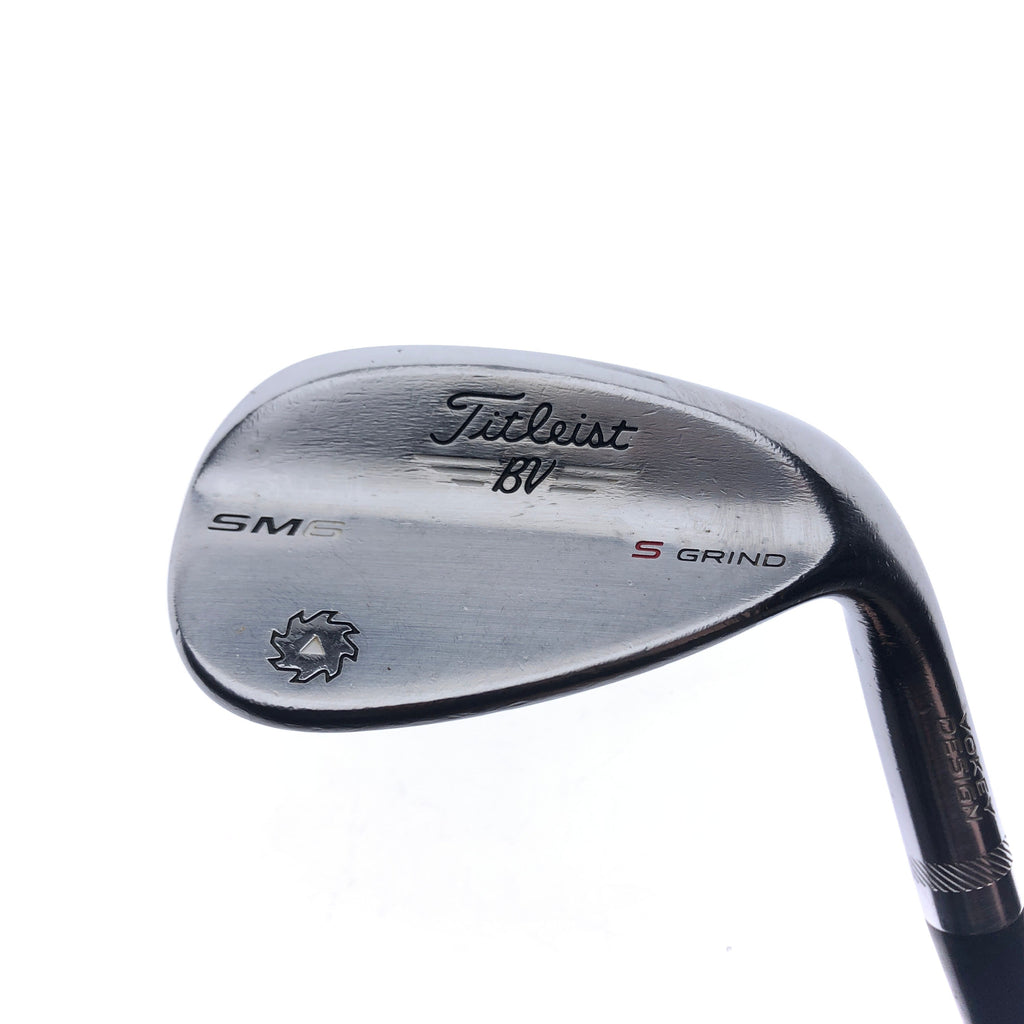 Used Titleist Vokey SM6 Tour Chrome Sand Wedge / 54.0 Degrees / Stiff Flex