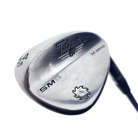 Used Titleist Vokey SM6 Tour Chrome Sand Wedge / 54.0 Degrees / Wedge Flex