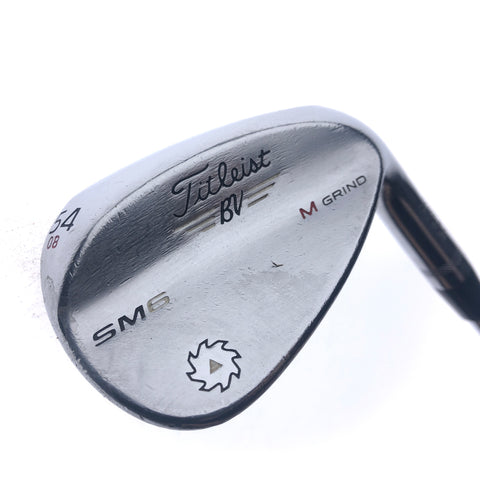 Used Titleist Vokey SM6 Tour Chrome Sand Wedge / 54.0 Degrees / Wedge Flex