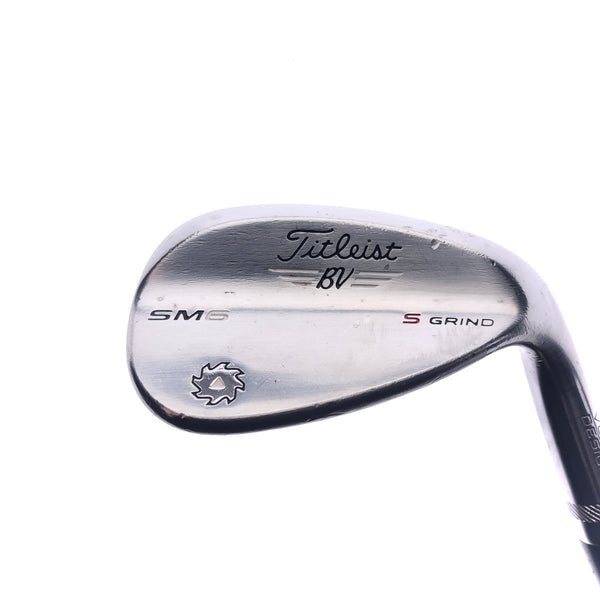 Used Titleist Vokey SM6 Tour Chrome Sand Wedge / 54.0 Degrees / Wedge Flex