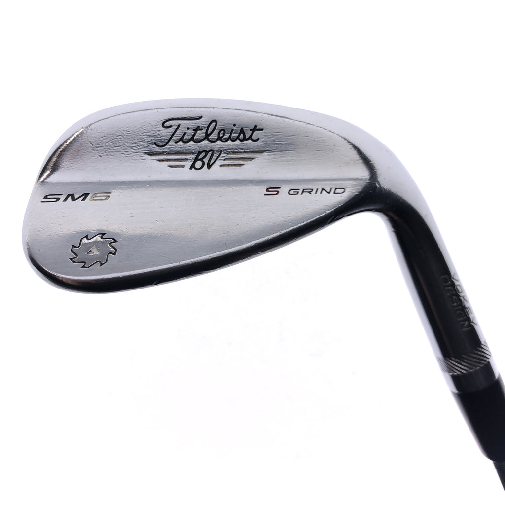 Used Titleist Vokey SM6 Tour Chrome Sand Wedge / 54.0 Degrees / Wedge Flex