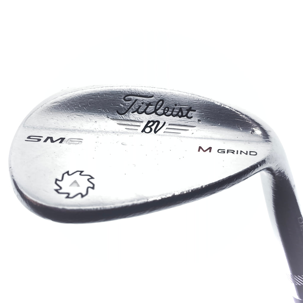 Used Titleist Vokey SM6 Tour Chrome Sand Wedge / 56.0 Degrees / Wedge Flex