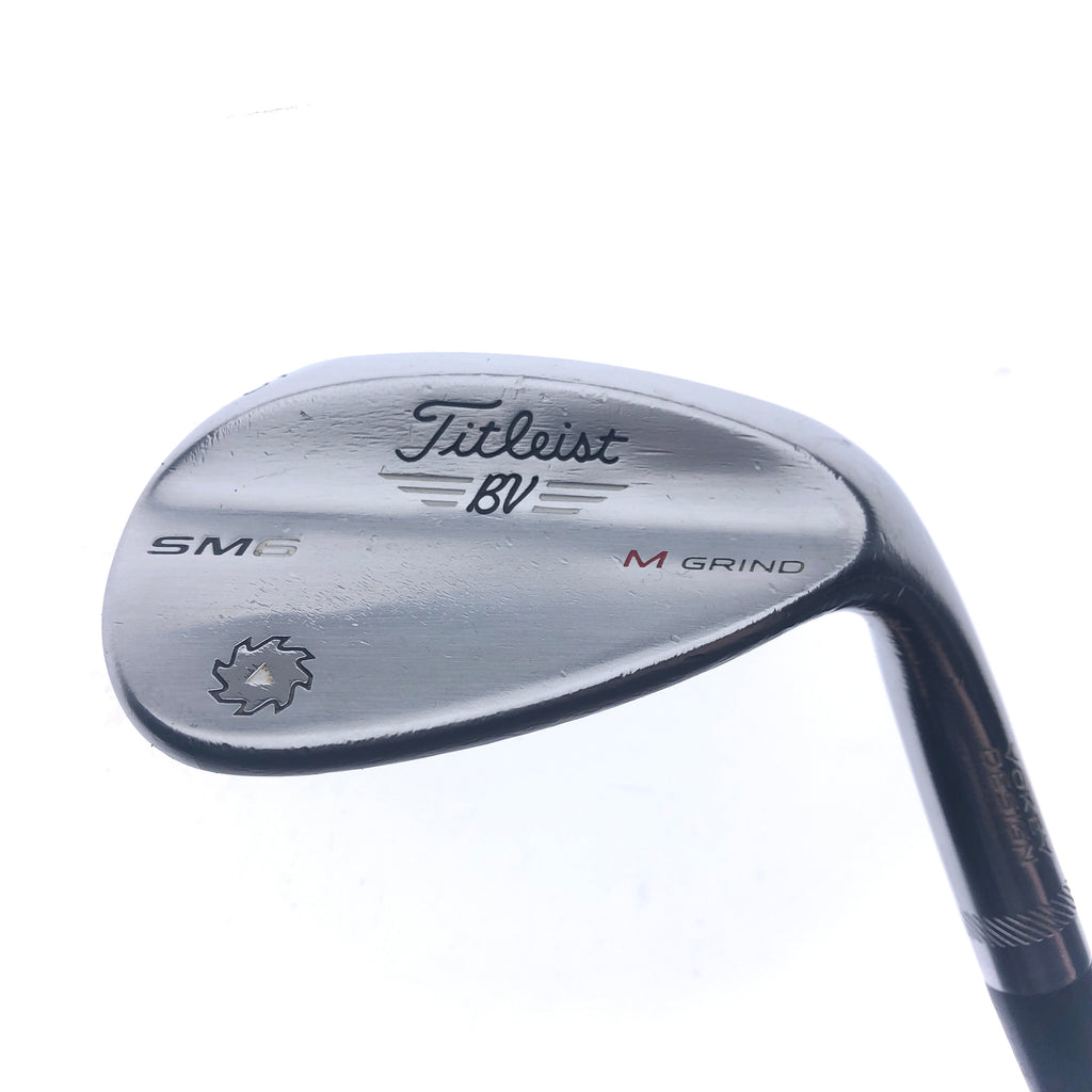 Used Titleist Vokey SM6 Tour Chrome Sand Wedge / 56.0 Degrees / Wedge Flex