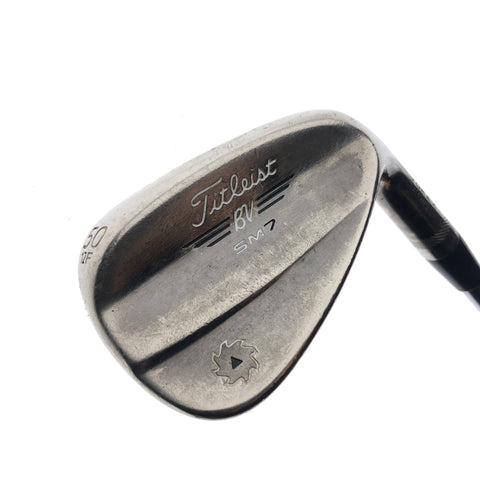 Used Titleist Vokey SM7 Brushed Steel Gap Wedge / 50.0 Degrees / Stiff Flex