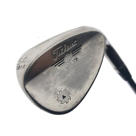 Used Titleist Vokey SM7 Brushed Steel Sand Wedge / 54.0 Degrees / Wedge Flex