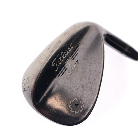 Used Titleist Vokey SM7 Brushed Steel Sand Wedge / 54.0 Degrees / Wedge Flex