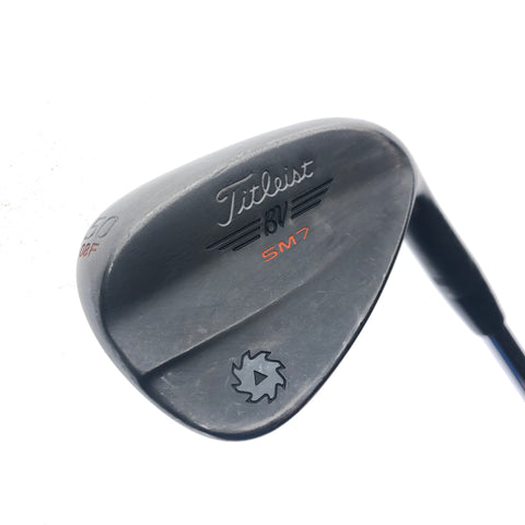 Used Titleist Vokey SM7 Jet Black Gap Wedge / 50.0 Degrees / Wedge Flex