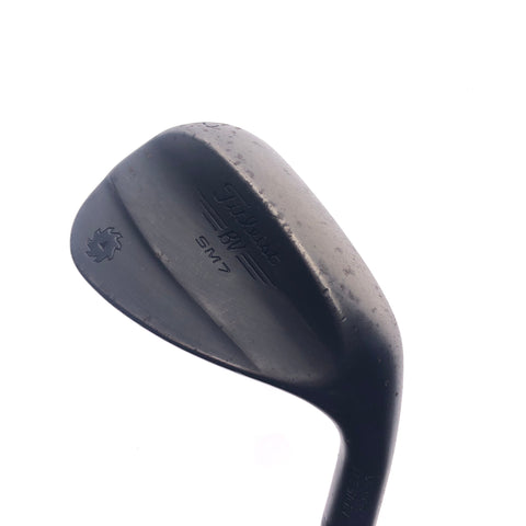 Used Titleist Vokey SM7 Jet Black Gap Wedge / 52.0 Degrees / Stiff Flex