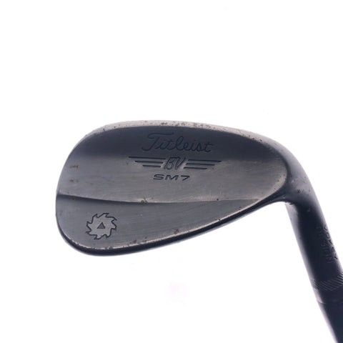 Used Titleist Vokey SM7 Jet Black Gap Wedge / 52.0 Degrees / Stiff Flex