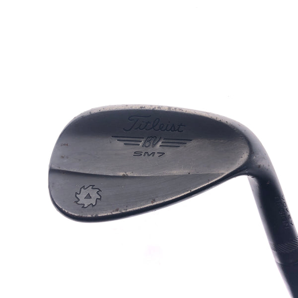 Used Titleist Vokey SM7 Jet Black Gap Wedge / 52.0 Degrees / Stiff Flex