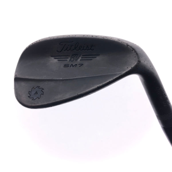 Used Titleist Vokey SM7 Jet Black Gap Wedge / 52.0 Degrees / Stiff Flex