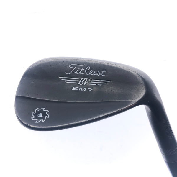 Used Titleist Vokey SM7 Jet Black Gap Wedge / 52.0 Degrees / Wedge Flex