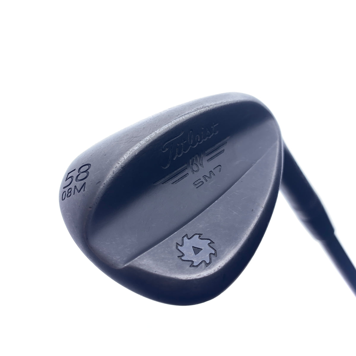 Used Titleist Vokey SM7 Jet Black Lob Wedge / 58.0 Degrees / Wedge Flex