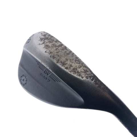 Used Titleist Vokey SM7 Jet Black Lob Wedge / 58.0 Degrees / Wedge Flex