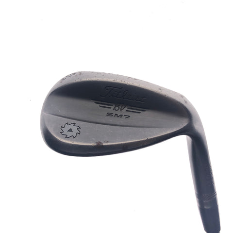 Used Titleist Vokey SM7 Jet Black Lob Wedge / 58.0 Degrees / Wedge Flex