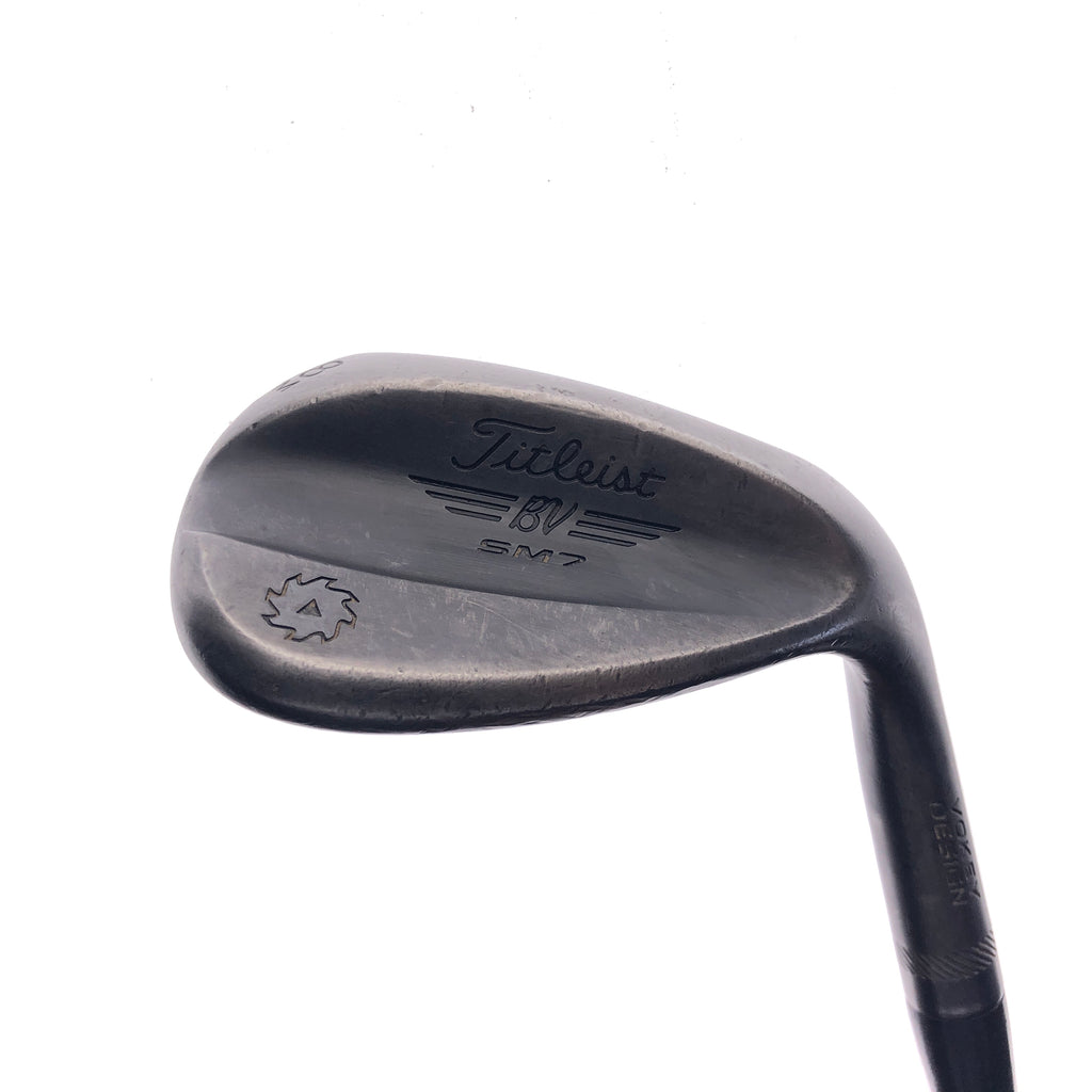 Used Titleist Vokey SM7 Jet Black Lob Wedge / 58.0 Degrees / Wedge Flex