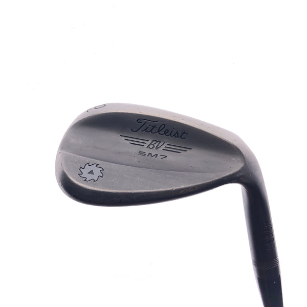 Used Titleist Vokey SM7 Jet Black Lob Wedge / 60.0 Degrees / Wedge Flex