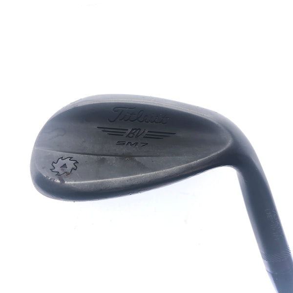 Used Titleist Vokey SM7 Jet Black Lob Wedge / 60.0 Degrees / Wedge Flex