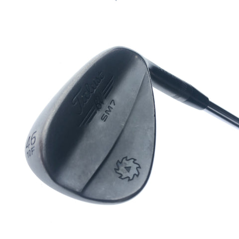 Used Titleist Vokey SM7 Jet Black Pitching Wedge / 46.0 Degrees / Stiff Flex