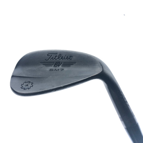 Used Titleist Vokey SM7 Jet Black Pitching Wedge / 46.0 Degrees / Stiff Flex